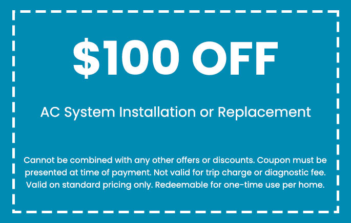 Discount on AC System Installation or Replacement