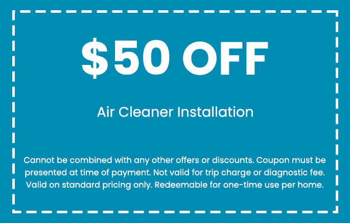 Discount on Air Cleaner Installation