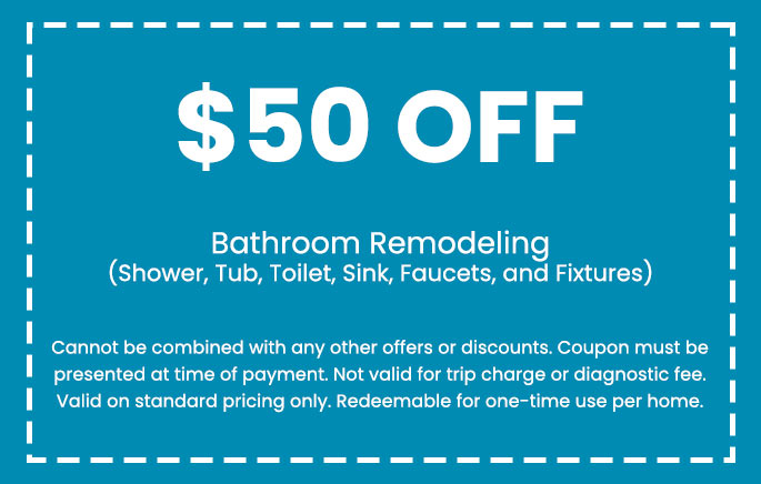 Discount on Bathroom Remodeling