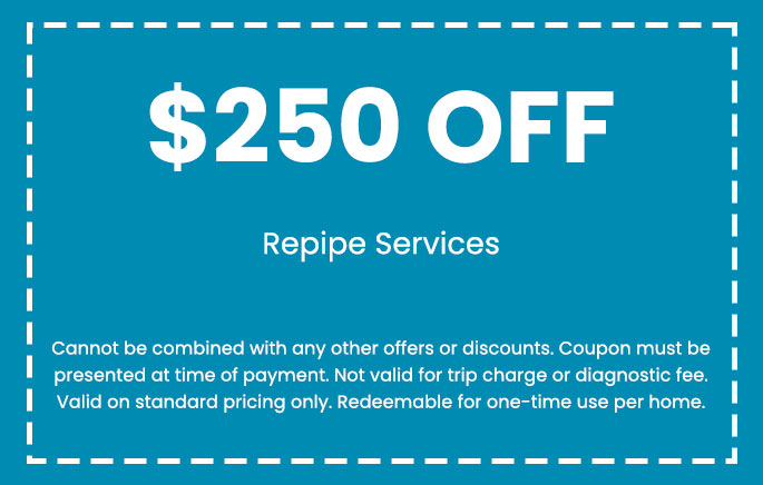 Discount on Repipe Services