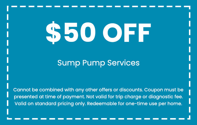 Discount on Sump Pump Service