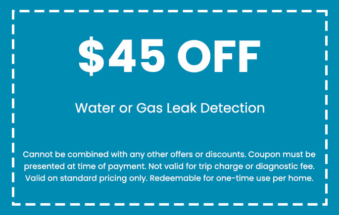 Discount on Water or Gas Leak Detection