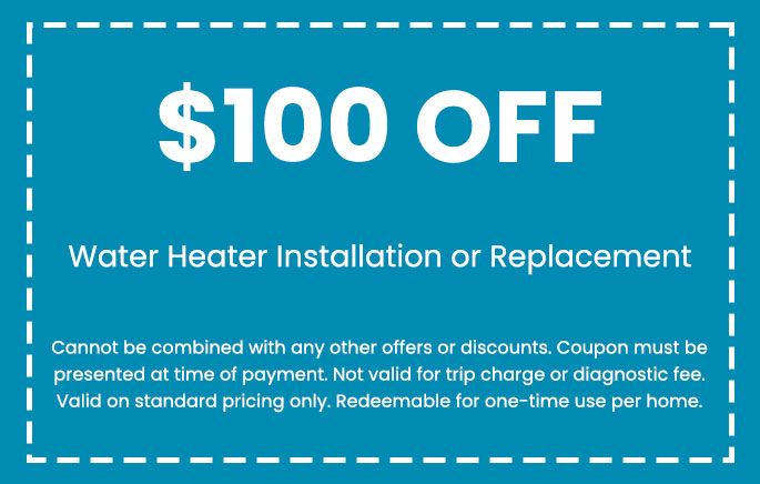 Discount on Water Heater Installation